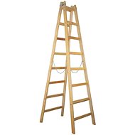 M.A.T. Painter's Ladder 8 Rungs PREMIUM Wooden - Folding Ladder
