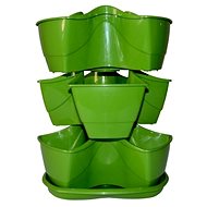 Herb Pot COUBI 29,5x29,5x38cm ZE Dark. (370U) Cascade - Flower Pot