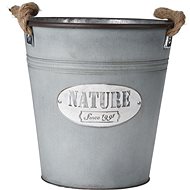M. A. T. decorative pot 26x26cm with galvanized rope - Flower Pot
