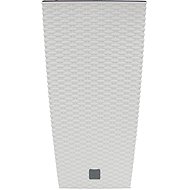 M. A. T. Group Pot Cover RATO SQUARE 26.5 x 26.5 x 50 cm, white - Decorative Planter