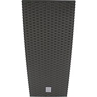 M. A. T. Group Pot Cover RATO SQUARE 26.5 x 26.5 x 50 cm, brown - Decorative Planter