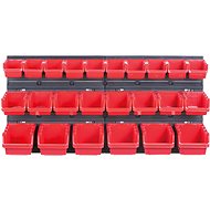 Hanging system + 24 tool boxes ORDERLINE 800x165x400mm - Tool Organiser