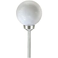 Solar lamp KOULE 15cm h.47cm, 2LED WHITE - Garden Lighting