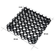 Lawn tiles 50x50x4cm PH Black (10pcs) - WPC Tiles