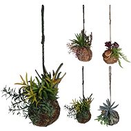 Umělá rostlina macrame, 15x15x21cm, 
4 různé vzory - Artificial Flower