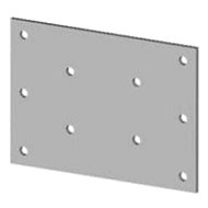MA. T. connecting plate 03-34 70x70mm BV/S - Connecting Profile Bar