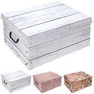 M. A. T. storage box 51x37x24cm with lid, cardboard, mix of decors - Storage Box