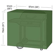 M. A. T. Group Grill cover CLASSIC "S" 97 x 51 x 79 cm - Grill Cover