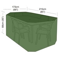 M. A. T. Group Cover for set of 4 chairs+long table 215x173x89cm - Garden Furniture Cover