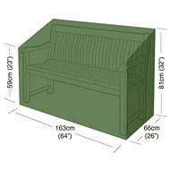 M.A.T. Group Plachta krycí na zahradní lavičku 163 x 66 x 81 cm - Garden Furniture Cover