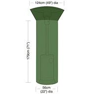 M. A. T. tarpaulin for garden heater w.124/56cm, h.179cm - Tarpaulin