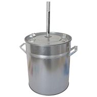 M. A. T. Group Cooking pot 30l + thermometer holder, galvanized - Preserving Boiler