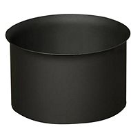 Eurometal smoke wall 145mm t.1,5mm BLACK - Flue Pipe Connector