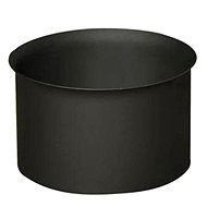 Eurometal smoke brickwork 125mm t.1,5mm BLACK - Flue Pipe Connector