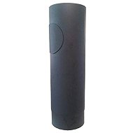 Eurometal smoke pipe with opening 200mm/ 500 t.1,5mm BLACK - Flue Pipe