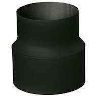 Eurometal tubular reducer 200/150mm (d.160mm) t.1,5mm BLACK - Flue Pipe