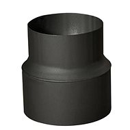 Eurometal tubular reducer 130/120mm (d.160mm) t.1,5mm BLACK - Flue Pipe