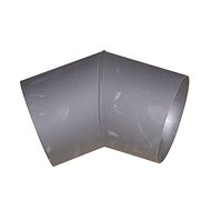 Eurometal smoke elbow 125mm/45deg. t.1,5mm BLACK - Elbow Flue Pipe