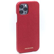 OBSESSED. Leather case iPhone 12 Pro red - Phone Case