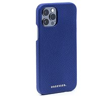 OBSESSED. Leather case iPhone 12 Pro blue - Phone Case