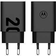 Motorola TurboPower 20 W USB-A w/ 1m USB-C cable Black - Nabíjačka do siete