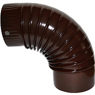 Flue elbow 90°, o150 mm, enamel brown - Elbow Flue Pipe