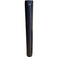 Flue pipe, 150 mm, enamel black, 1m - Flue Pipe
