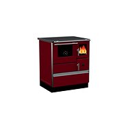 Alfa Plam cooker Alfa 70 Dominant*ECO CV-L, for TP, red, left H-B by 120 mm, 6,7 kW - Solid Fuel Stove