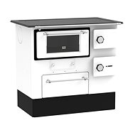 Alfa Plam REGULAR 46 ECO *B CE*L cooker for TP, white, left top+side 120 mm, 8 kW - Solid Fuel Stove