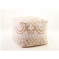 Taburette POUF 40 x 40 x 35 cm, decor 2, light - Ottoman