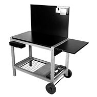 SOMAGIC OPTIMA, table under plancha grill - 124,5x62x125,5cm, 2 castors, wind guard - Grill Accessory