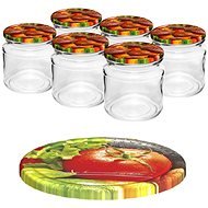 IGOTREND Zavařovací sklenice TWIST, objem 212ml + víčko, průměr 66mm - zelenina, 6 ks ve fólii - Canning Jar