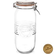 IGOTREND Dóza s patentním víkem FASHION, objem 1.5l, sklo - Dóza
