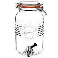 IGOTREND Dóza s patentním víkem FASHION, dávkovač limo, objem 6l - Storage Jar