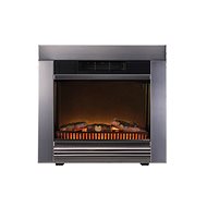 CHICAGO built-in electric fireplace, stainless steel, 1800W, 220-240V/50Hz, LED, 67x23x62cm - Electric Fireplace