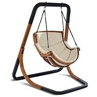 IGOTREND Závěsné křeslo houpací TRAPEZOID S, béžové - Hanging Chair
