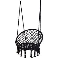 IGOTREND Hanging rocking chair, 80 cm, black - Hanging Chair