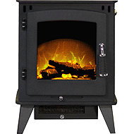 Fired Up Acantha Echo, anthracite grey - Electric Fireplace