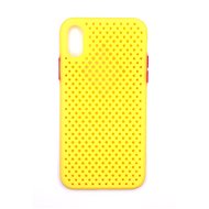Tel Protect Breath kryt pro iPhone X/XS žlutý - Phone Cover