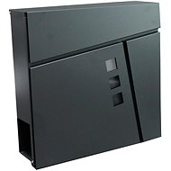 M. A. T. Group Mailbox Tiles 37 × 37 × 10,5 cm anthracite - Mailbox