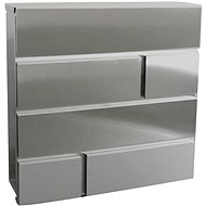 M. A. T. Group Box Bricks 37 × 37 × 10,5 cm, stainless steel - Mailbox