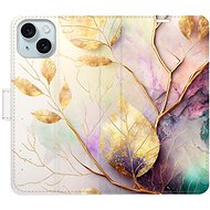 iSaprio Gold Leaves 02 pro iPhone 15 - Phone Cover