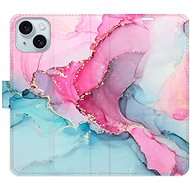 iSaprio PinkBlue Marble for iPhone 15 - Phone Cover