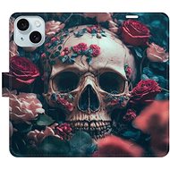 iSaprio Skull in Roses 02 pro iPhone 15 - Phone Cover
