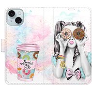 iSaprio Donut Worry Girl pro iPhone 15 Plus - Phone Cover