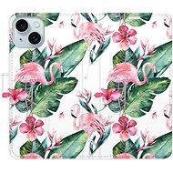 iSaprio Flamingos Pattern pro iPhone 15 Plus - Phone Cover