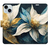 iSaprio Gold Flowers pro iPhone 15 Plus - Phone Cover
