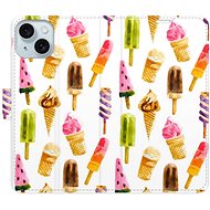 iSaprio Ice Cream Pattern pro iPhone 15 Plus - Phone Cover