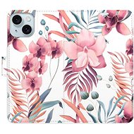 iSaprio Pink Flowers 02 pro iPhone 15 Plus - Phone Cover