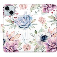 iSaprio Succulents Pattern pro iPhone 15 Plus - Phone Cover
